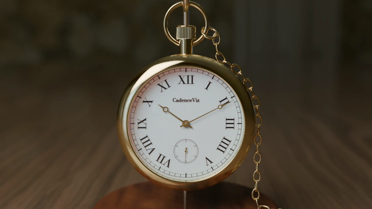 The Pocket Watch with its Opal face
